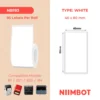 NIIMBOT B1 B21 B3S B4 40X80MM -95 WHITE  LABELS
