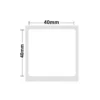 NIIMBOT B1 B21 B3S B4  40X40MM -180 WHITE LABELS