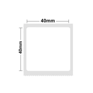 NIIMBOT B1 B21 B3S B4  40X40MM -180 WHITE LABELS