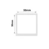 NIIMBOT B1 B21 B3S B4 50X50MM Square-150 WHITE LABELS