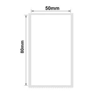 NIIMBOT  B1 B21 B3S B4 50X80MM – 95  WHITE LABELS