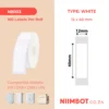 NIIMBOT – D11 / D101 / D110 / H1S – T12X40MM – 160 LABELS PER ROLL – WHITE