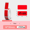 red Niimbot D11 D110 D101 Printing Label 12*30