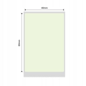 NIIMBOT Labels Stickers 40*60mm GREEN 120pcs