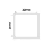 NIIMBOT B1 B21 B3S B4 30X30MM-230 WHITE LABELS