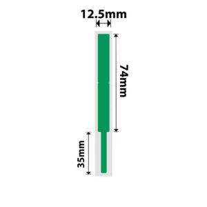 Cable Labels N1 EW12.5×74+35-60 Green Cable