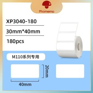 Phomemo xp3040-180 White Square Label
