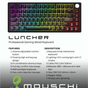 Gaming Luncher – Gaming Wired Keyboard