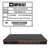 Ethernet Switch 24*10/100/1000M RJ45 Electric port +2×10/100/1000M