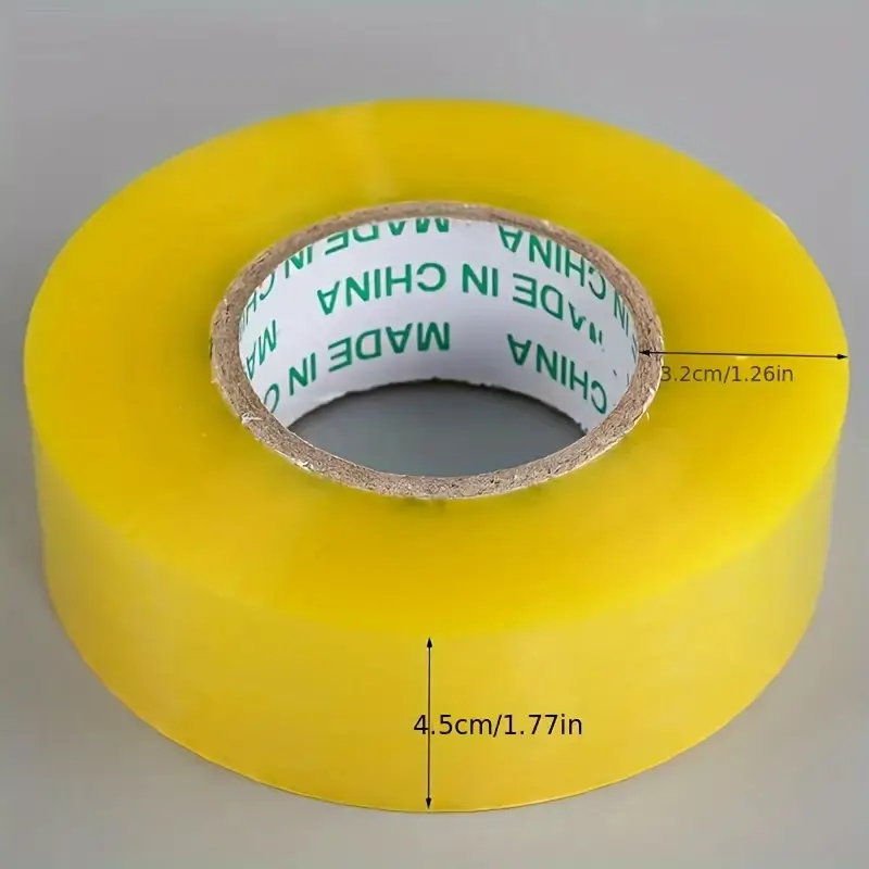200yard Yellowish Clear BOPP Acrylic Single Sided Pressure Sensitive Waterproof Strong Packing Tape