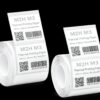 Niimbot M2H Thermal Label Roll 40x40mm – 185 Labels Clean Transparent