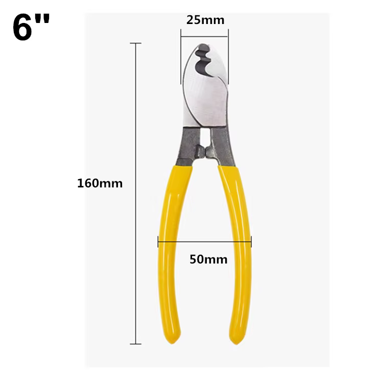 6 Inch Professional 55# Steel 6Inch Electrician Man Wire Cutter Cable Scissors Cable Cutting Pliers